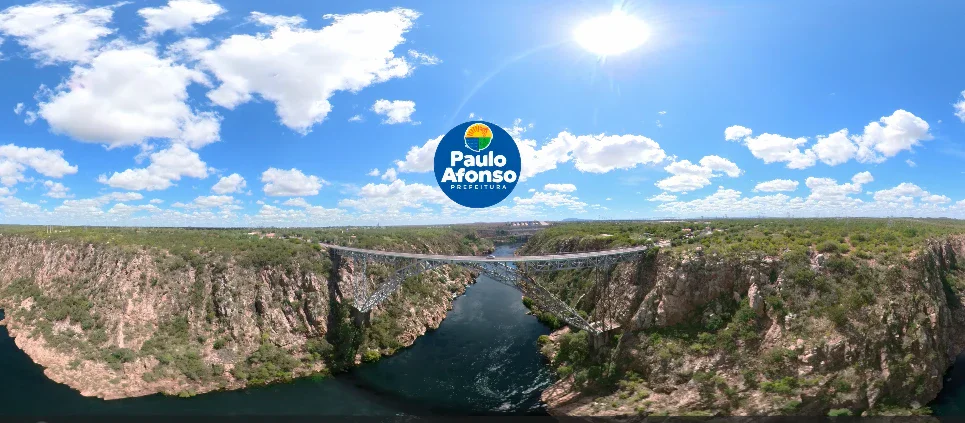Ponte sobre o cânion do Rio São Francisco, em Paulo Afonso